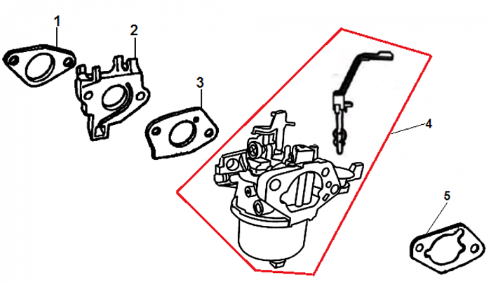10 КАРБЮРАТОР ГЕНЕРАТОР CHAMPION GG7501E-3