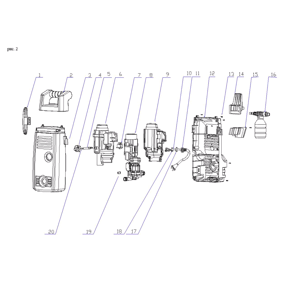 Мойка высокого давления АВД-100