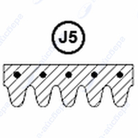 Ремень 1208 J5 Haier 0020300385