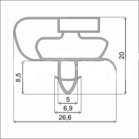 Уплотнитель 940x560 Атлант 769748901607